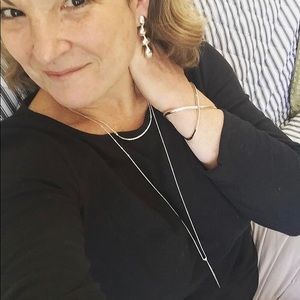 Stella & Dot Silver Kari Layered Necklace